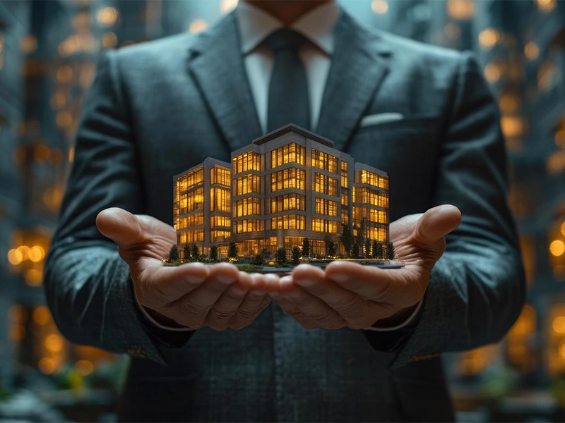 Modern office building